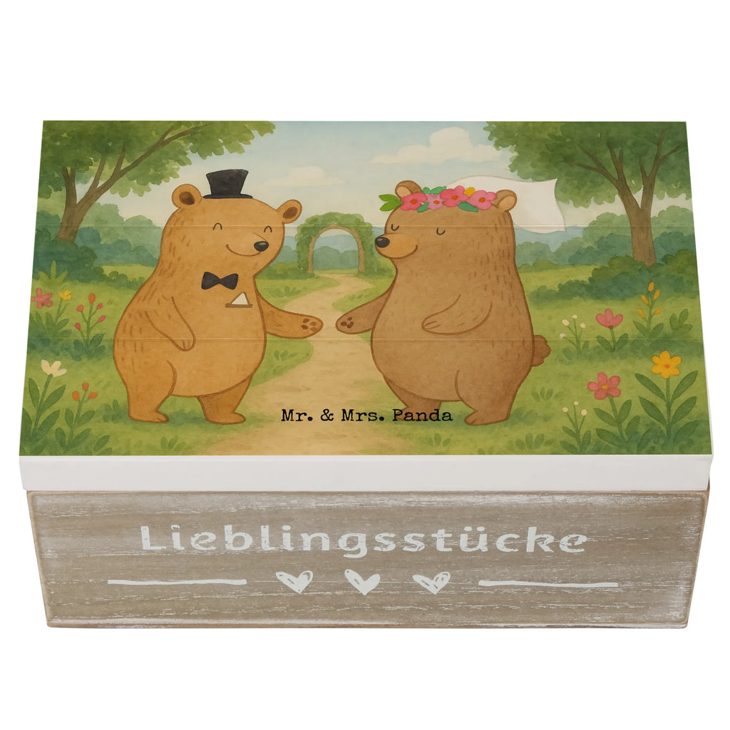 Wooden chest bears marriage Design Geschenkbox, Erinnerungskiste, Aufbewahrungsbox, Holzkiste, Kiste, Truhe, Dekokiste, XXL, Erinnerungsbox, Schatzkiste, Schatulle, Geschenkdose, Hochzeit, Hochzeitsgeschenk, Ehe, Hochzeitsfeier, Trauung, Trauungsgeschenk, Hochzeitskarte, Verlobungsfeier, Verlobungsgeschenk, Hochzeitsgeschenkideen, Hochzeitsgeschenke für Brautpaar, Hochzeitstag, Geschenk zur Hochzeit
