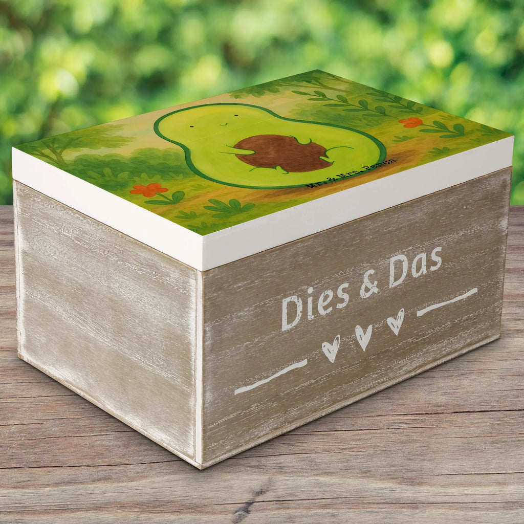 Holzkiste Avocado Kern Design Schatzkiste, Kiste, Schatulle, Geschenkbox, Erinnerungsbox, Truhe, Geschenkdose, Dekokiste, Aufbewahrungsbox, XXL, Holzkiste, Erinnerungskiste, Avocado, Veggie, Vegan, Gesund, Pflanze, Spruch Leben, Avokado, Avocadokern, Kern