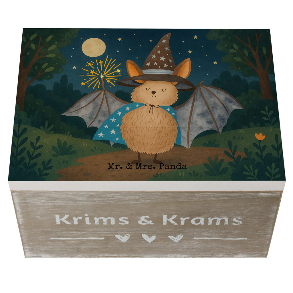 Holzkiste Fledermaus Zauberer Design XXL, Schatzkiste, Kiste, Aufbewahrungsbox, Geschenkdose, Schatulle, Holzkiste, Truhe, Dekokiste, Erinnerungskiste, Geschenkbox, Erinnerungsbox, Tiermotive, Gute Laune, lustige Sprüche, Tiere, Zauberer, Fledermaus, Fledermäuse, Frauen, reinsteigern, Magier