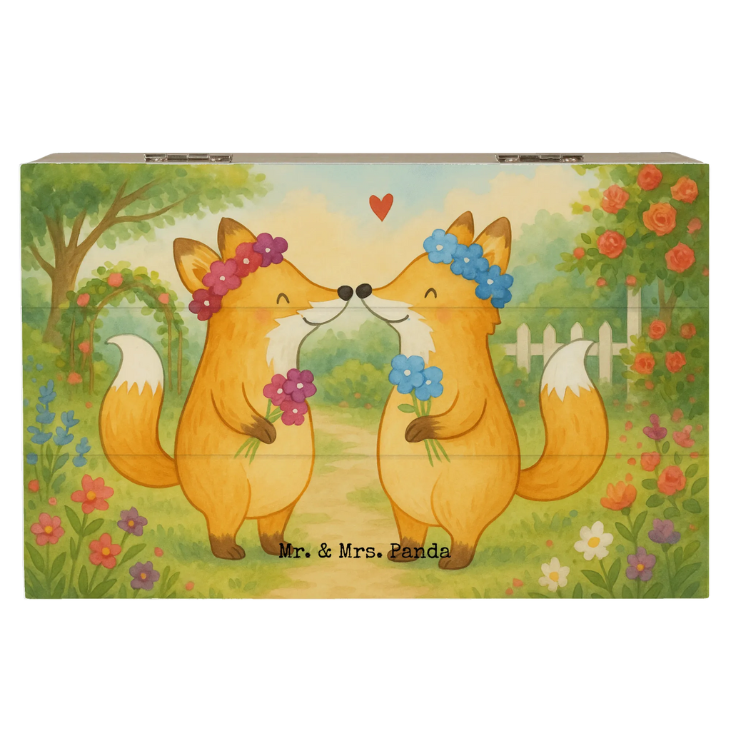 Holzkiste Füchse Lesbian Pride Design Schatulle, Erinnerungskiste, Dekokiste, Kiste, Schatzkiste, Geschenkdose, Geschenkbox, XXL, Truhe, Aufbewahrungsbox, Holzkiste, Erinnerungsbox, Hochzeit, Hochzeitsgeschenk, Ehe, Hochzeitsfeier, Trauung, Trauungsgeschenk, Hochzeitskarte, Verlobungsfeier, Verlobungsgeschenk, Hochzeitsgeschenkideen, Hochzeitsgeschenke für Brautpaar