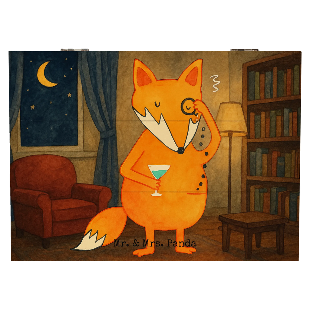 Holzkiste Fuchs Lord Design Aufbewahrungsbox, Erinnerungskiste, Geschenkdose, XXL, Schatzkiste, Dekokiste, Kiste, Erinnerungsbox, Holzkiste, Schatulle, Geschenkbox, Truhe, Fuchs, Problemlösung, Spruch lustig, Liebeskummer Geschenk, tröstende Worte, Motivation Spruch, Füchse