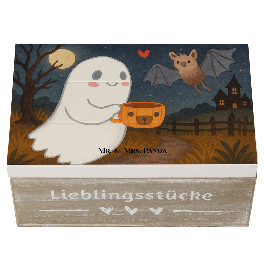 Holzkiste Gespenst Kaffee Design Erinnerungsbox, Aufbewahrungsbox, XXL, Holzkiste, Erinnerungskiste, Geschenkdose, Truhe, Dekokiste, Schatulle, Schatzkiste, Kiste, Geschenkbox, Halloween, Deko, Martinssingen, Dekoration, Geschenke, Schenken, Gespenst, Kaffee