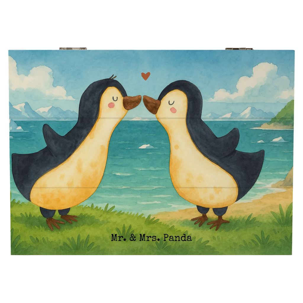 Holzkiste Pinguine Kuss Design Erinnerungskiste, Aufbewahrungsbox, Erinnerungsbox, Geschenkbox, Schatzkiste, Dekokiste, Kiste, Schatulle, Geschenkdose, Truhe, XXL, Holzkiste, Liebe, Partner, Freund, Freundin, Ehemann, Ehefrau, Heiraten, Verlobung, Heiratsantrag, Liebesgeschenk, Jahrestag, Hocheitstag, Geschenk für Partner, Liebesbeweis, Geschenk für Freundin, für Männer, Geschenk für Frauen, Hochzeitstag, für Ehemann, Mitbringsel, Valentinstag