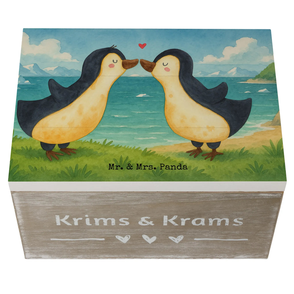 Holzkiste Pinguine Kuss Design Erinnerungskiste, Aufbewahrungsbox, Erinnerungsbox, Geschenkbox, Schatzkiste, Dekokiste, Kiste, Schatulle, Geschenkdose, Truhe, XXL, Holzkiste, Liebe, Partner, Freund, Freundin, Ehemann, Ehefrau, Heiraten, Verlobung, Heiratsantrag, Liebesgeschenk, Jahrestag, Hocheitstag, Geschenk für Partner, Liebesbeweis, Geschenk für Freundin, für Männer, Geschenk für Frauen, Hochzeitstag, für Ehemann, Mitbringsel, Valentinstag