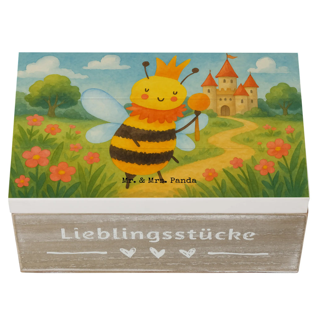 Holzkiste Biene König Design Kiste, Geschenkbox, Holzkiste, Truhe, Schatulle, Aufbewahrungsbox, Schatzkiste, Geschenkdose, Erinnerungskiste, Dekokiste, XXL, Erinnerungsbox, Biene, Wespe, Hummel