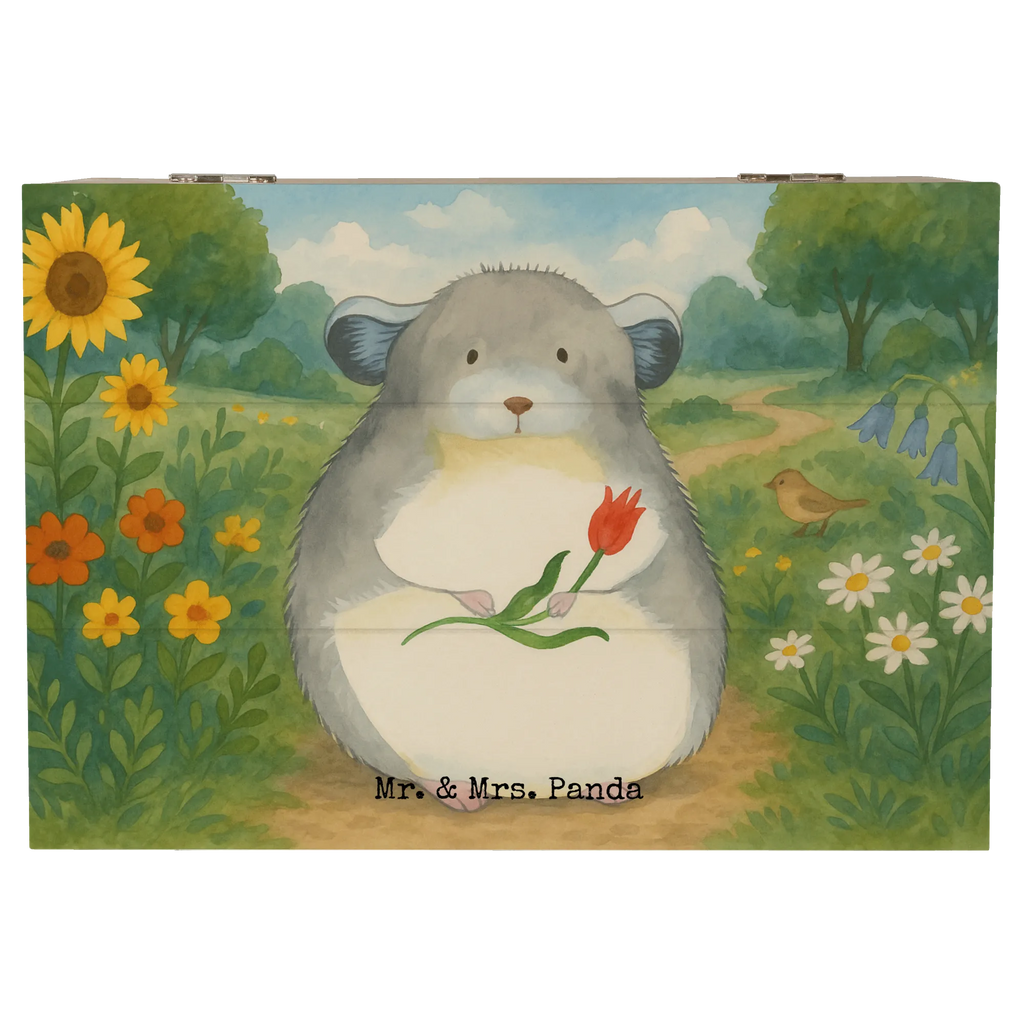 Holzkiste Chinchilla Blume Design Schatzkiste, Geschenkbox, Erinnerungsbox, XXL, Holzkiste, Aufbewahrungsbox, Kiste, Dekokiste, Truhe, Geschenkdose, Schatulle, Erinnerungskiste, Tiermotive, Gute Laune, lustige Sprüche, Tiere, Büro, Depressionen, Chinchilla, Glücklichsein, Chinchillas, Büroalltag, Liebeskummer, traurig sein, Kummer, Chaos
