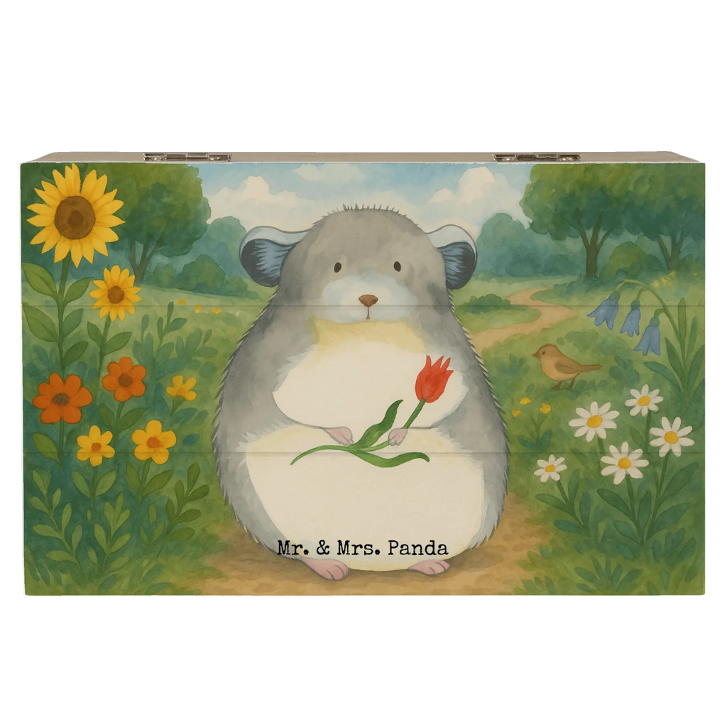 Holzkiste Chinchilla Blume Design Schatzkiste, Geschenkbox, Erinnerungsbox, XXL, Holzkiste, Aufbewahrungsbox, Kiste, Dekokiste, Truhe, Geschenkdose, Schatulle, Erinnerungskiste, Tiermotive, Gute Laune, lustige Sprüche, Tiere, Büro, Depressionen, Chinchilla, Glücklichsein, Chinchillas, Büroalltag, Liebeskummer, traurig sein, Kummer, Chaos