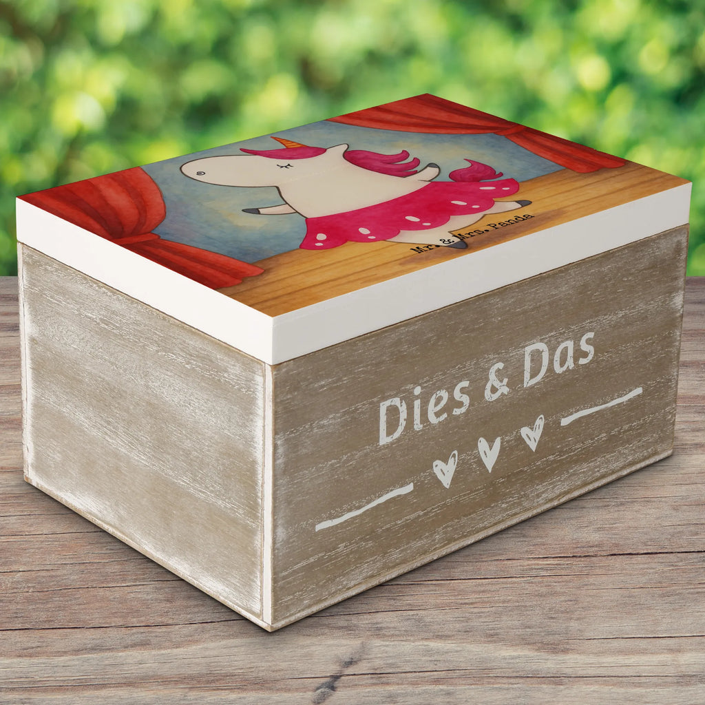 Holzkiste Einhorn Ballerina Design Erinnerungsbox, Dekokiste, Truhe, Holzkiste, Erinnerungskiste, Kiste, Schatulle, Geschenkdose, Schatzkiste, Geschenkbox, XXL, Aufbewahrungsbox, Einhorn, Einhörner, Einhorn Deko, Unicorn, Tanzen, Lebenslust, Spaß, Feiern, Geburtstag, Ballerina, Lebensfreude, Wohnung, Party, Tänzerin