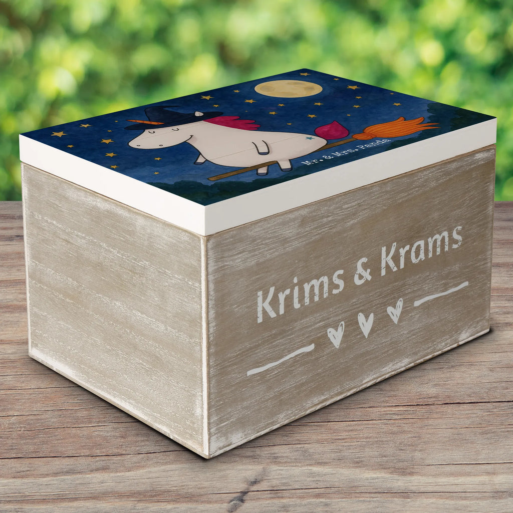 Wooden chest unicorn Witch Design Truhe, Holzkiste, Schatulle, Geschenkbox, Dekokiste, Schatzkiste, Erinnerungskiste, XXL, Geschenkdose, Erinnerungsbox, Aufbewahrungsbox, Kiste, Einhorn, Einhörner, Einhorn Deko, Unicorn, Frau, Ehefrau, Leben, Verrückte, Engel, Hexe, Zicke, Teufel, Freundin