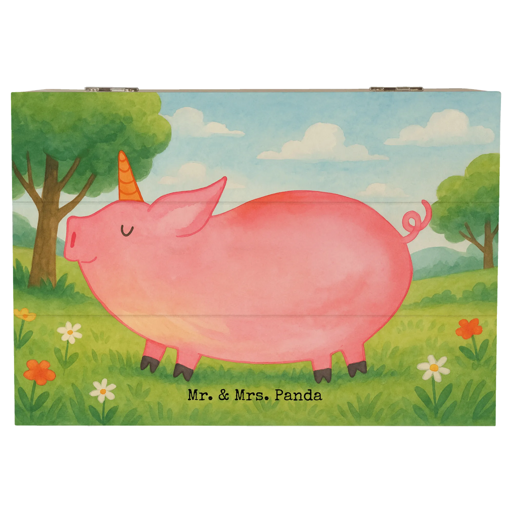 Holzkiste Einhorn Schwein Design Schatulle, Aufbewahrungsbox, Erinnerungskiste, Geschenkbox, XXL, Dekokiste, Schatzkiste, Geschenkdose, Holzkiste, Kiste, Truhe, Erinnerungsbox, Einhorn, Einhörner, Einhorn Deko, Unicorn, geschenk, english, funny, Piggy, witzig. lustig, Schweinhorn, Schwein, Bauer, Pig, Party, englisch, Spaß, Spruch