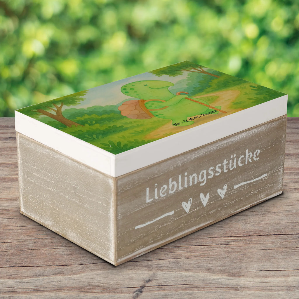 Holzkiste Schildkröte Wanderer Design Schatulle, Aufbewahrungsbox, Geschenkbox, Geschenkdose, Holzkiste, Erinnerungsbox, Schatzkiste, Kiste, Dekokiste, XXL, Erinnerungskiste, Truhe, Schildkröte, Neuanfang, Motivationssprüche, Motivation, Motivationsspruch, Schildkröten