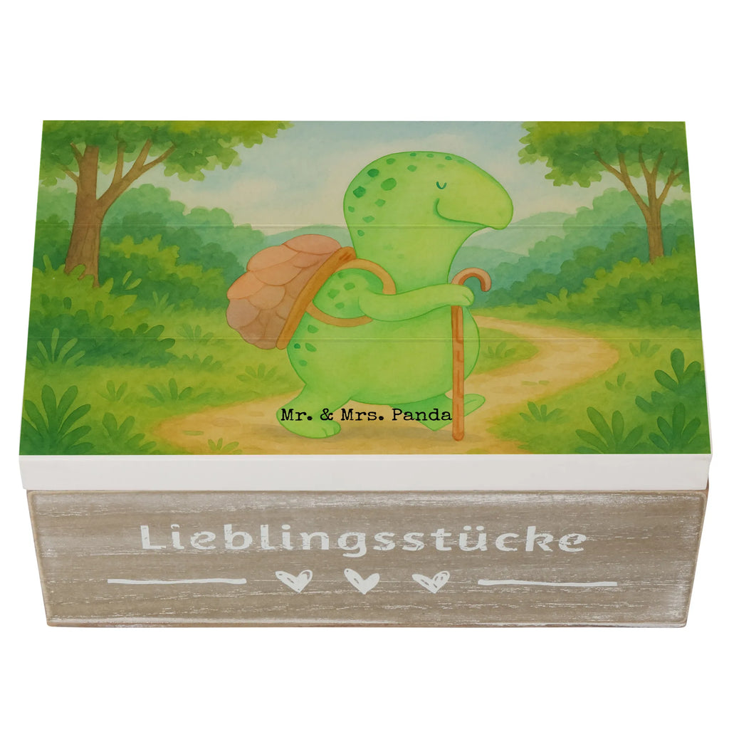 Holzkiste Schildkröte Wanderer Design Schatulle, Aufbewahrungsbox, Geschenkbox, Geschenkdose, Holzkiste, Erinnerungsbox, Schatzkiste, Kiste, Dekokiste, XXL, Erinnerungskiste, Truhe, Schildkröte, Neuanfang, Motivationssprüche, Motivation, Motivationsspruch, Schildkröten