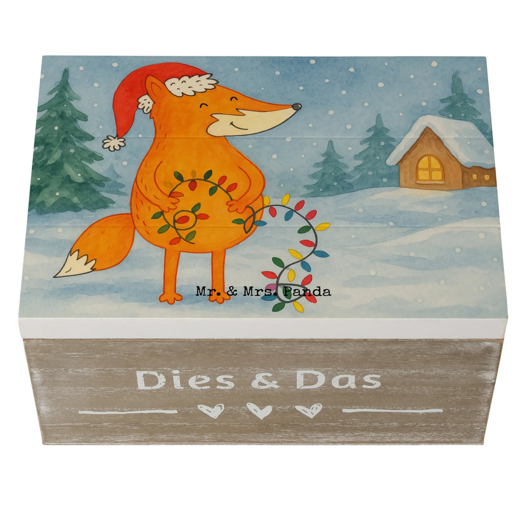 Holzkiste Fuchs Weihnachten Design Geschenkbox, Holzkiste, Aufbewahrungsbox, Erinnerungskiste, XXL, Erinnerungsbox, Schatulle, Geschenkdose, Kiste, Dekokiste, Truhe, Schatzkiste, Winter, Weihnachten, Weihnachtsdeko, Nikolaus, Advent, Heiligabend, Wintermotiv, Fuchs, Weihnachtsmann, Geschenk Weihnachten, Weihnachtszeit, Spruch schön, Füchse