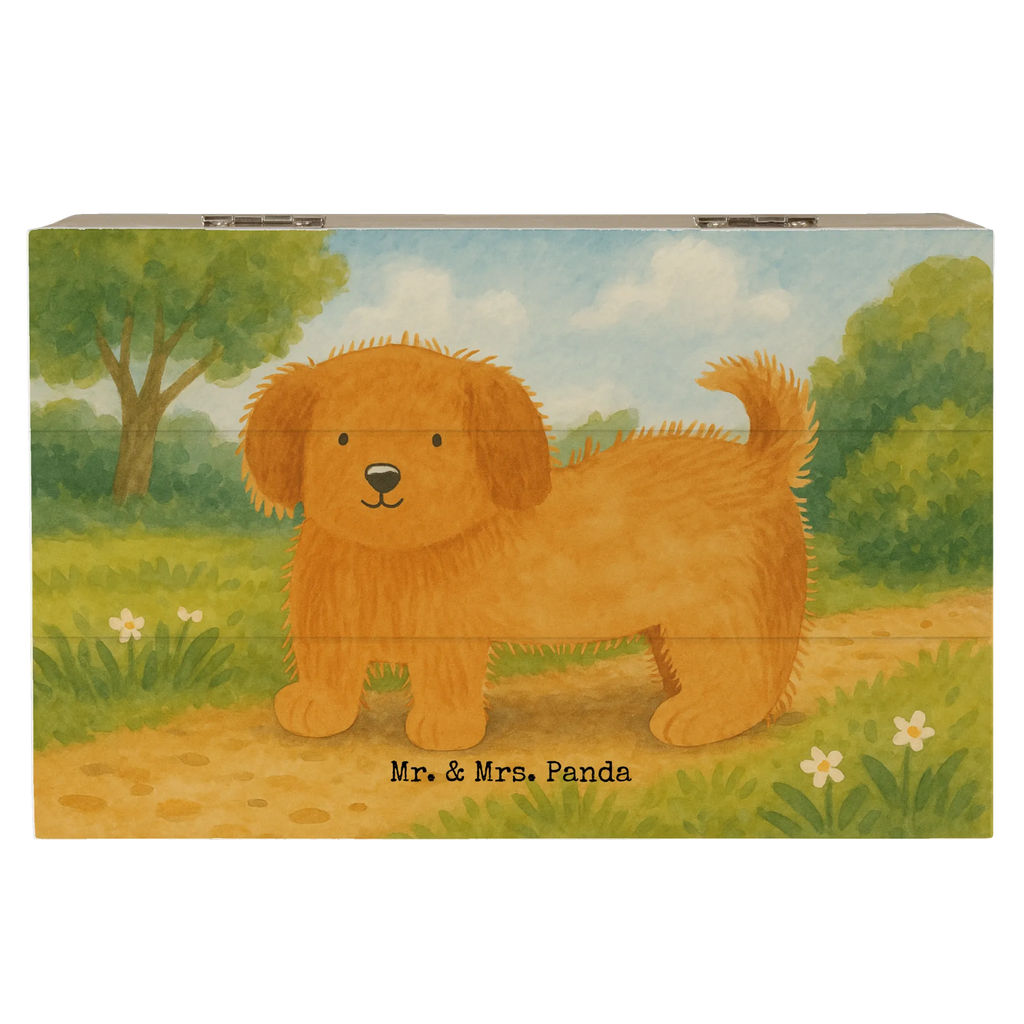 Skrzynia drewniana pies puszysty Design Dekokiste, XXL, Holzkiste, Erinnerungsbox, Kiste, Geschenkdose, Schatzkiste, Erinnerungskiste, Truhe, Schatulle, Geschenkbox, Aufbewahrungsbox, Hund, Hundemotiv, Haustier, Hunderasse, Tierliebhaber, Hundebesitzer, Sprüche, Frauchen, Hundemama, Hunde, Hundeliebe