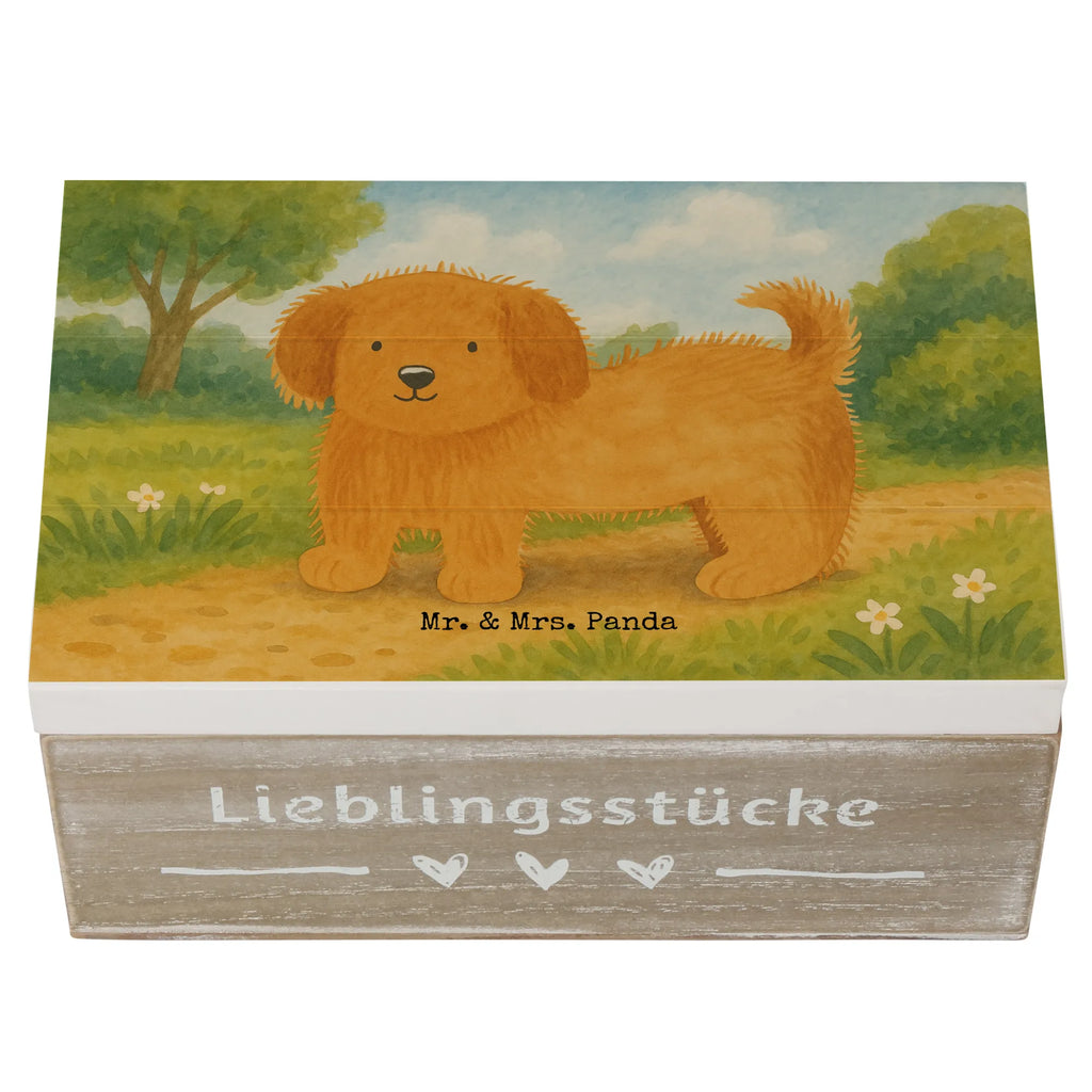 Skrzynia drewniana pies puszysty Design Dekokiste, XXL, Holzkiste, Erinnerungsbox, Kiste, Geschenkdose, Schatzkiste, Erinnerungskiste, Truhe, Schatulle, Geschenkbox, Aufbewahrungsbox, Hund, Hundemotiv, Haustier, Hunderasse, Tierliebhaber, Hundebesitzer, Sprüche, Frauchen, Hundemama, Hunde, Hundeliebe