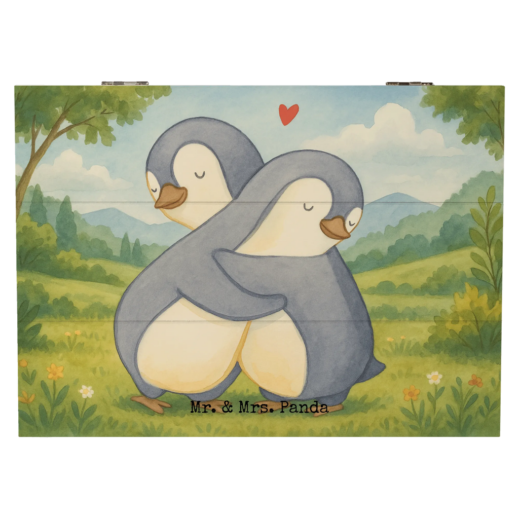 Holzkiste Pinguine Kuscheln Design Kiste, Schatulle, Erinnerungsbox, Schatzkiste, Geschenkdose, Geschenkbox, Truhe, Aufbewahrungsbox, Erinnerungskiste, XXL, Dekokiste, Holzkiste, Liebe, Partner, Freund, Freundin, Ehemann, Ehefrau, Heiraten, Verlobung, Heiratsantrag, Liebesgeschenk, Jahrestag, Hocheitstag, Geschenk für Frauen, Hochzeitstag, Geschenk für Freundin, für Ehemann, für Männer, Liebesbeweis, Geschenk für Partner, Mitbringsel, Valentinstag