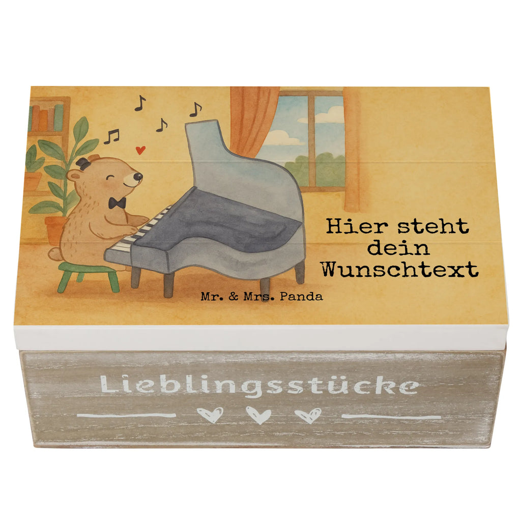 Personalisierte Holzkiste Bär Klavier Design Erinnerungskiste, Dekokiste Personalisiert, Erinnerungsbox mit Namen, GEschenkdose personalisiert, Erinnerungskiste Personalisiert, Schatulle mit Namen, Aufbewahrungsbox mit Namen, Holzkiste Personalisiert, Kiste Personalisiert, mit Namen, Schatzkiste mit Namen, Kiste mit Namen, Erinnerungsbox Personalisiert, Truhe Personalisiert, Dekokiste mit Namen, Truhe mit Namen, Aufbewahrungsbox Personalisiert, Schatulle Personalisiert, Holzkiste mit Namen, Schatzkiste Personalisiert, Geschenkbox personalisiert, Instrumente, Geschenke Musiker, Musikliebhaber, Klavier, Konzert, Flügel, Bär, Klassik, Pianist