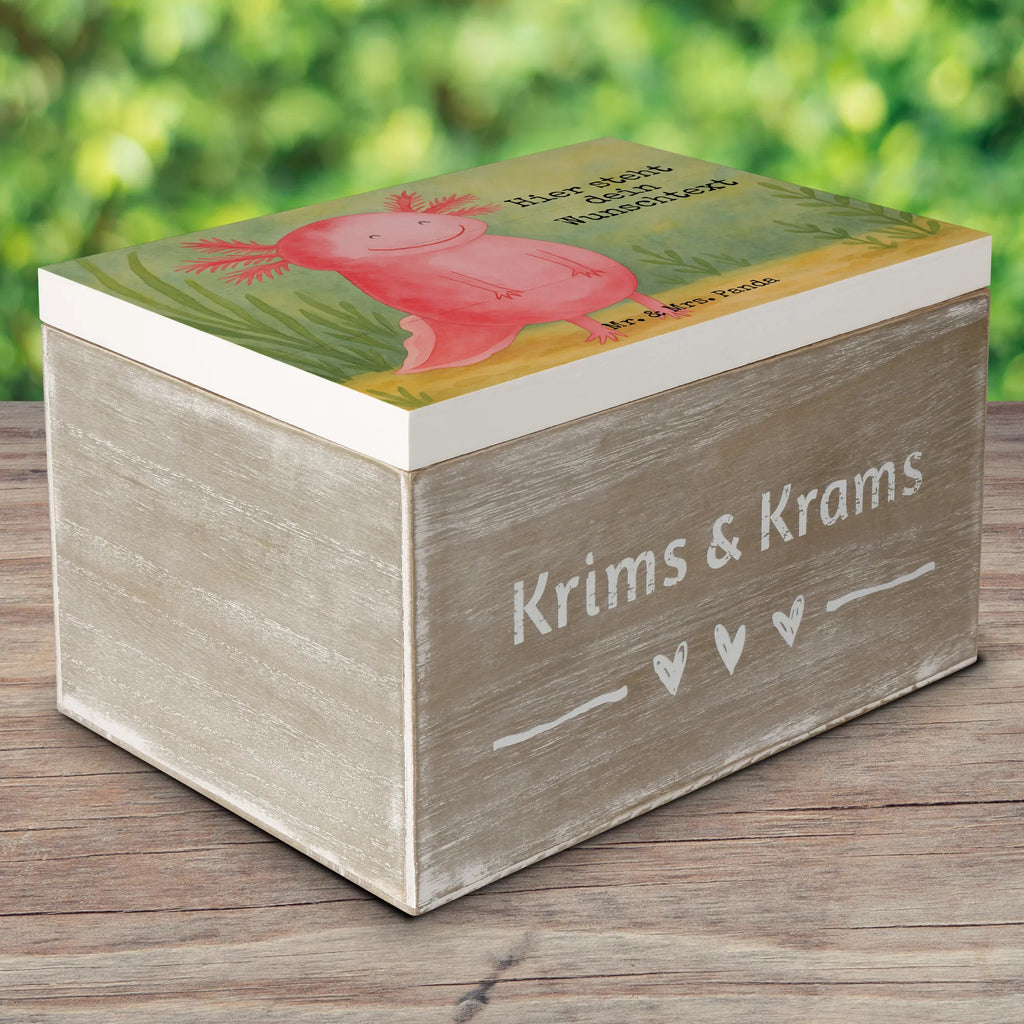 Personalisierte Holzkiste Axolotl Glücklich Design Erinnerungsbox mit Namen, Erinnerungskiste, Schatzkiste Personalisiert, Holzkiste mit Namen, Erinnerungskiste Personalisiert, Holzkiste Personalisiert, Kiste Personalisiert, Truhe Personalisiert, Schatzkiste mit Namen, GEschenkdose personalisiert, Erinnerungsbox Personalisiert, Aufbewahrungsbox Personalisiert, Aufbewahrungsbox mit Namen, Schatulle mit Namen, Truhe mit Namen, Dekokiste Personalisiert, Dekokiste mit Namen, Geschenkbox personalisiert, mit Namen, Schatulle Personalisiert, Kiste mit Namen, Axolotl, Molch, gute Laune, Schwanzlurch, Motivation, Lurch, Axolot, Lurche
