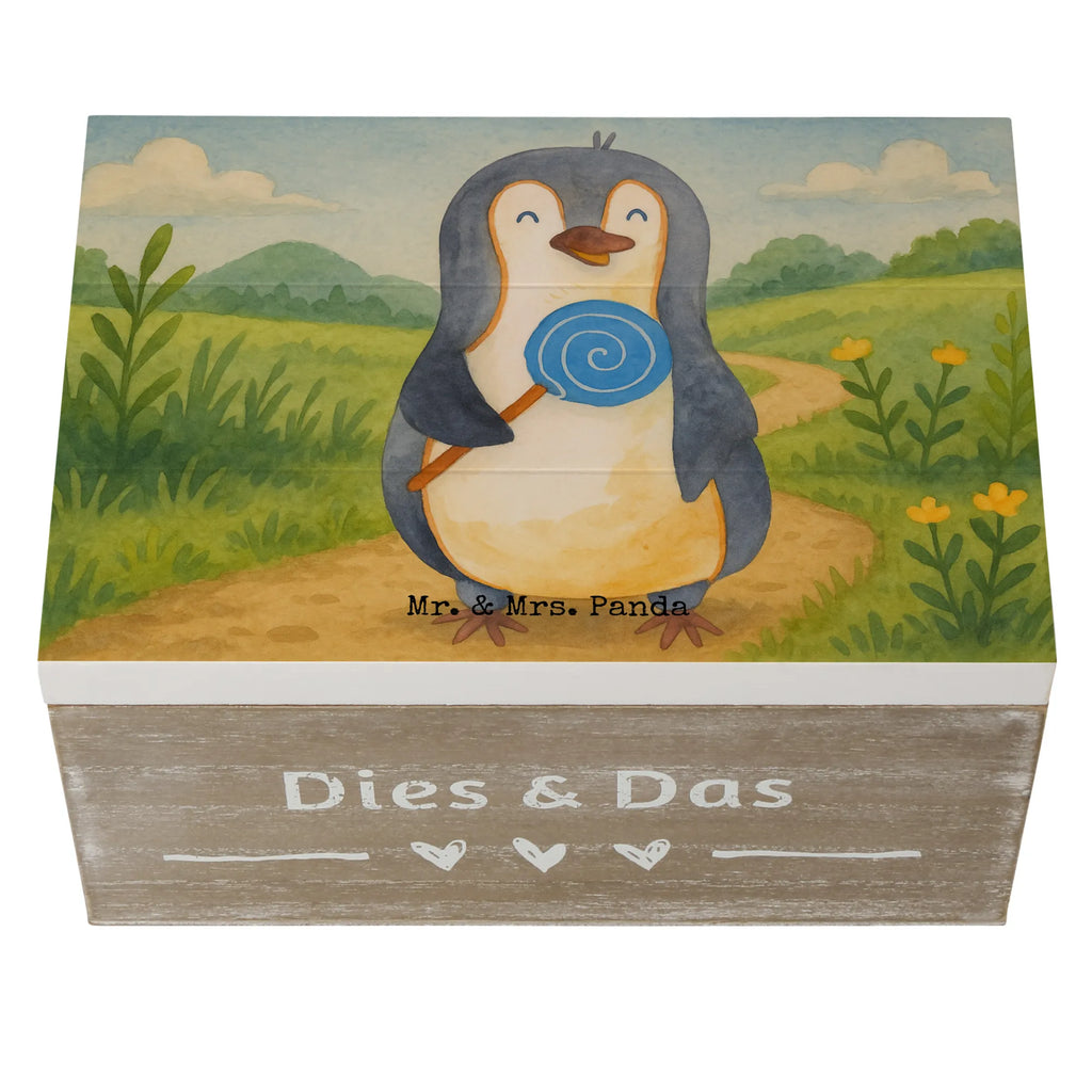 Holzkiste Pinguin Lolli Design Schatzkiste, Geschenkdose, Erinnerungskiste, Aufbewahrungsbox, Truhe, XXL, Schatulle, Geschenkbox, Kiste, Dekokiste, Erinnerungsbox, Holzkiste, Pinguin, Lolli, Rabauke, Gauner, Spruch, Süßigkeiten, Ganove, Pinguine, Rebell, Blödsinn