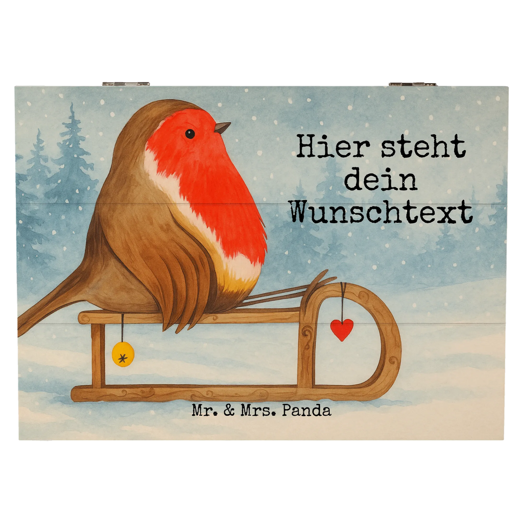 Personalisierte Holzkiste Rotkehlchen Schlitten Design Schatulle Personalisiert, Holzkiste mit Namen, Dekokiste mit Namen, Schatzkiste mit Namen, Erinnerungsbox mit Namen, Geschenkbox personalisiert, Erinnerungskiste, Erinnerungskiste Personalisiert, Schatulle mit Namen, Kiste mit Namen, Dekokiste Personalisiert, GEschenkdose personalisiert, Holzkiste Personalisiert, Kiste Personalisiert, Truhe mit Namen, Schatzkiste Personalisiert, Aufbewahrungsbox mit Namen, Aufbewahrungsbox Personalisiert, Truhe Personalisiert, mit Namen, Erinnerungsbox Personalisiert, Winter, Weihnachten, Weihnachtsdeko, Nikolaus, Advent, Heiligabend, Wintermotiv, Schlitten, Vogel