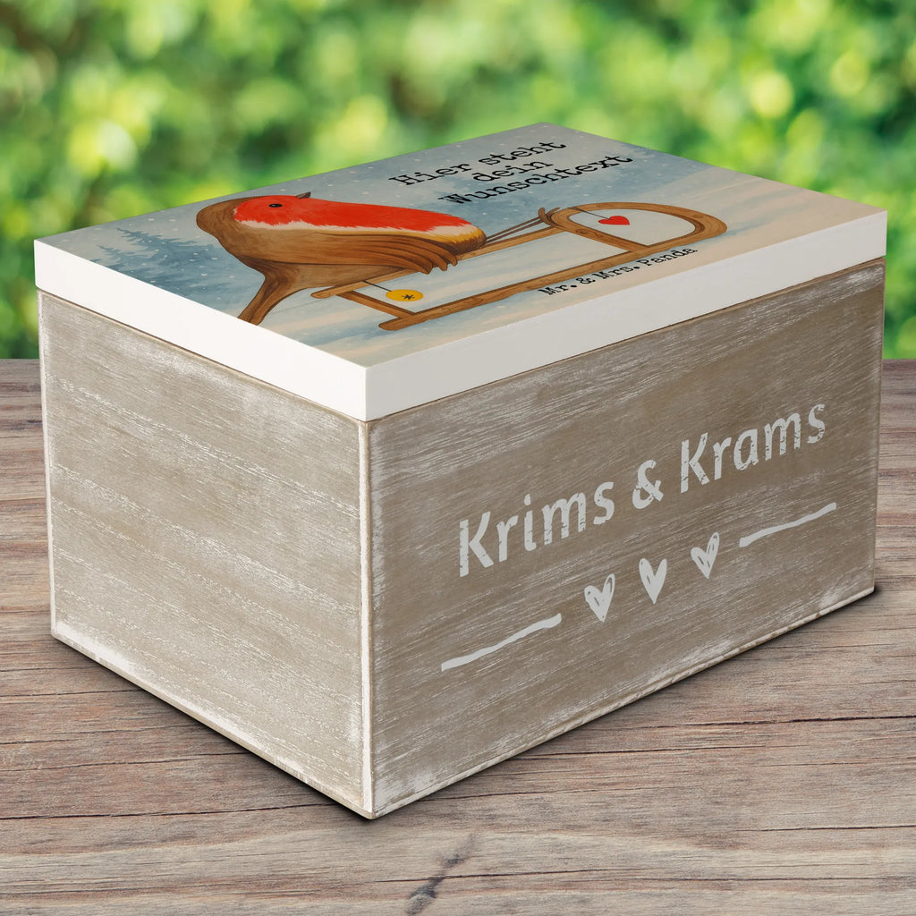 Personalisierte Holzkiste Rotkehlchen Schlitten Design Schatulle Personalisiert, Holzkiste mit Namen, Dekokiste mit Namen, Schatzkiste mit Namen, Erinnerungsbox mit Namen, Geschenkbox personalisiert, Erinnerungskiste, Erinnerungskiste Personalisiert, Schatulle mit Namen, Kiste mit Namen, Dekokiste Personalisiert, GEschenkdose personalisiert, Holzkiste Personalisiert, Kiste Personalisiert, Truhe mit Namen, Schatzkiste Personalisiert, Aufbewahrungsbox mit Namen, Aufbewahrungsbox Personalisiert, Truhe Personalisiert, mit Namen, Erinnerungsbox Personalisiert, Winter, Weihnachten, Weihnachtsdeko, Nikolaus, Advent, Heiligabend, Wintermotiv, Schlitten, Vogel