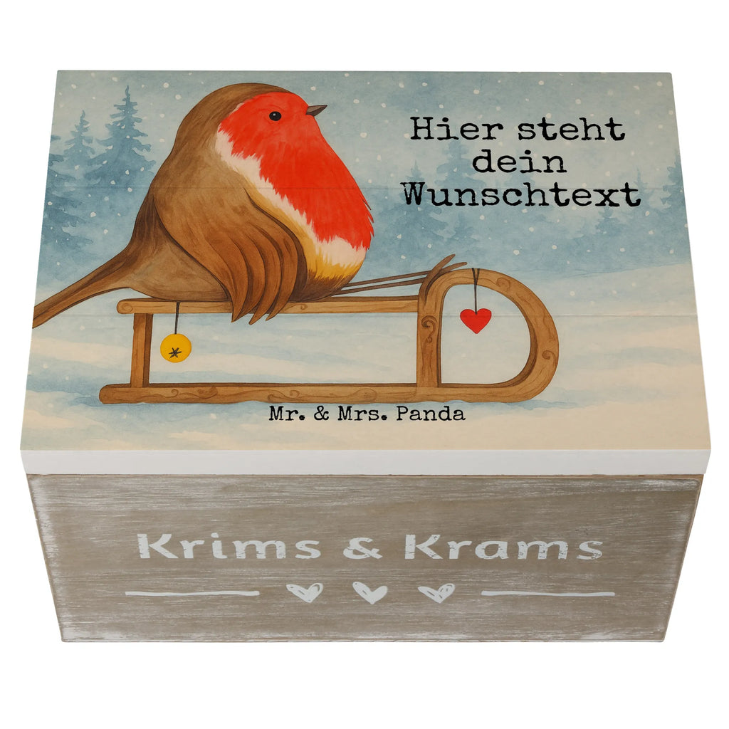 Personalisierte Holzkiste Rotkehlchen Schlitten Design Schatulle Personalisiert, Holzkiste mit Namen, Dekokiste mit Namen, Schatzkiste mit Namen, Erinnerungsbox mit Namen, Geschenkbox personalisiert, Erinnerungskiste, Erinnerungskiste Personalisiert, Schatulle mit Namen, Kiste mit Namen, Dekokiste Personalisiert, GEschenkdose personalisiert, Holzkiste Personalisiert, Kiste Personalisiert, Truhe mit Namen, Schatzkiste Personalisiert, Aufbewahrungsbox mit Namen, Aufbewahrungsbox Personalisiert, Truhe Personalisiert, mit Namen, Erinnerungsbox Personalisiert, Winter, Weihnachten, Weihnachtsdeko, Nikolaus, Advent, Heiligabend, Wintermotiv, Schlitten, Vogel