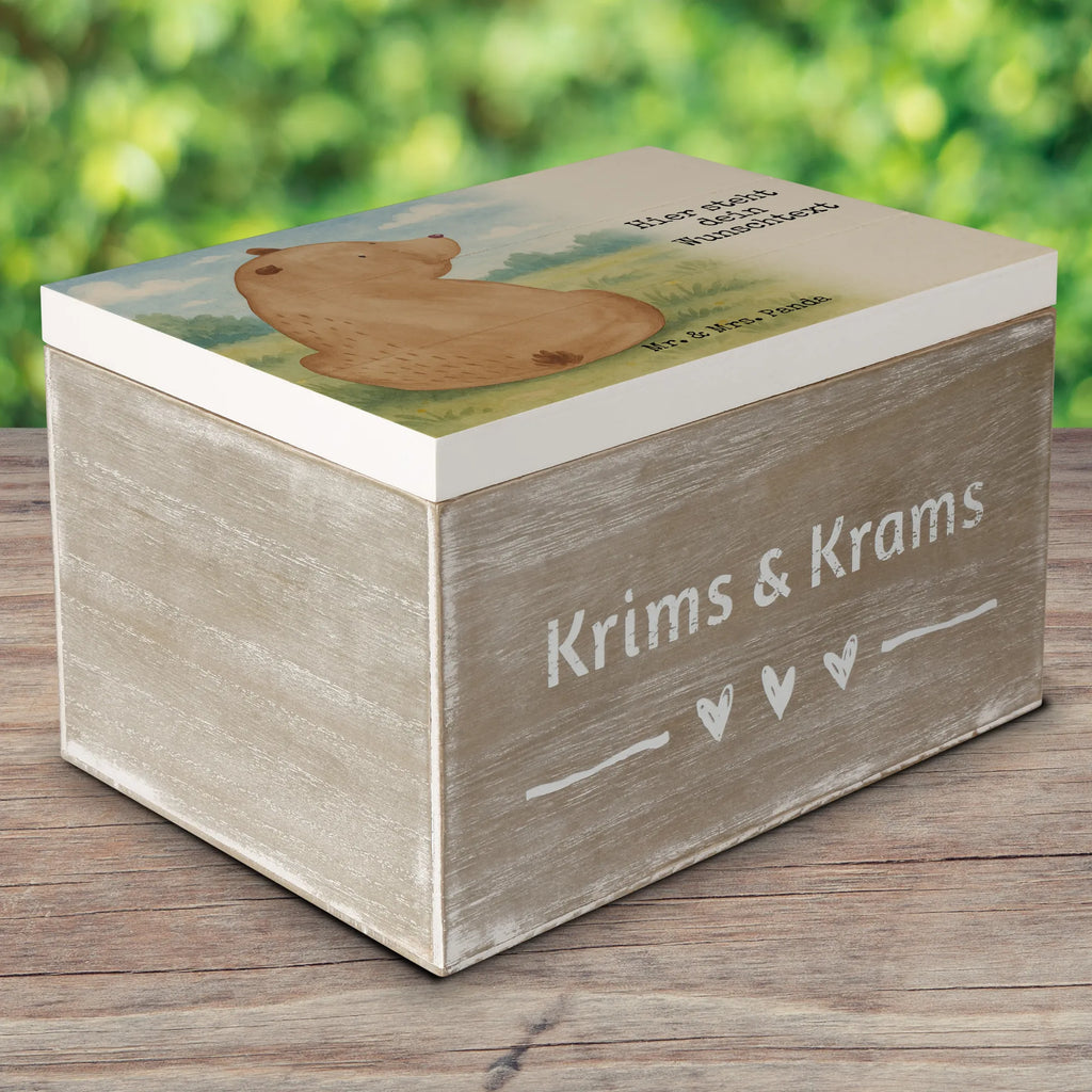 Personalizowane drewniane pudełko niedźwiedź spojrzenie przez ramię Design mit Namen, Erinnerungskiste Personalisiert, Schatulle mit Namen, Kiste Personalisiert, Erinnerungsbox mit Namen, Schatzkiste mit Namen, Truhe Personalisiert, Kiste mit Namen, GEschenkdose personalisiert, Holzkiste mit Namen, Truhe mit Namen, Erinnerungskiste, Schatzkiste Personalisiert, Erinnerungsbox Personalisiert, Geschenkbox personalisiert, Schatulle Personalisiert, Holzkiste Personalisiert, Aufbewahrungsbox mit Namen, Aufbewahrungsbox Personalisiert, Dekokiste Personalisiert, Dekokiste mit Namen, Bär, Teddy, Teddybär, Motivation, Selbstachtung, Weisheit, Bären, Bärenliebe, Weltansicht