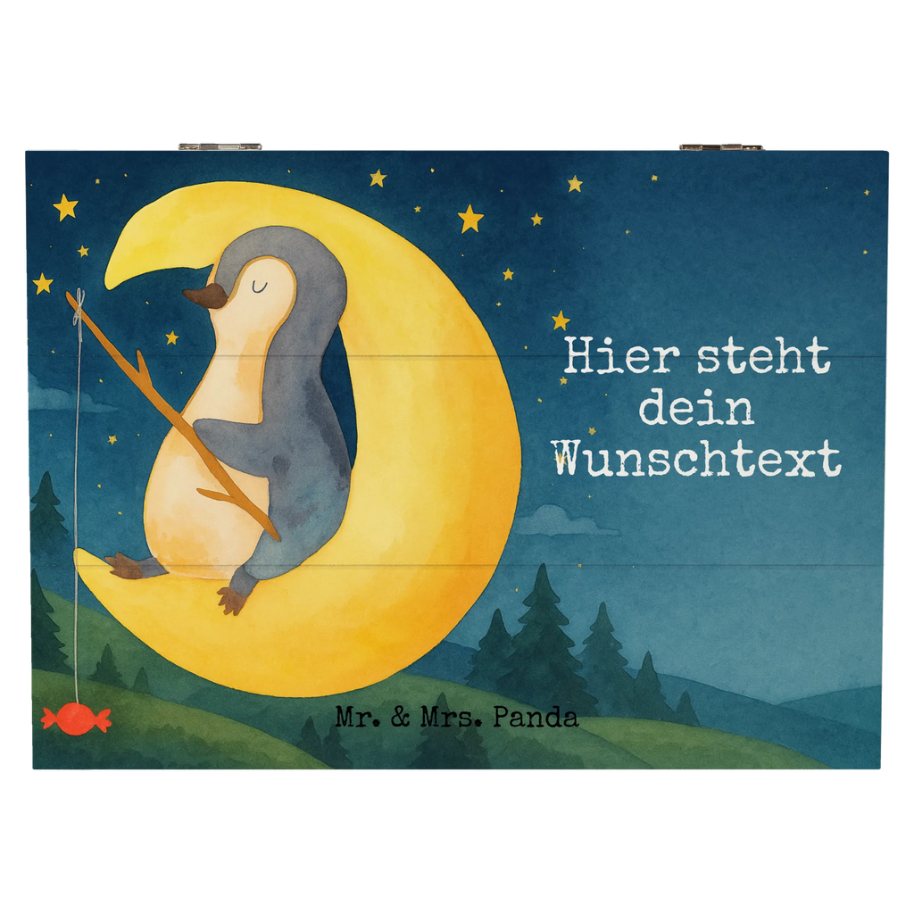 Personalisierte Holzkiste Pinguin Mond Design Kiste Personalisiert, Aufbewahrungsbox Personalisiert, Schatulle Personalisiert, Schatulle mit Namen, Holzkiste Personalisiert, Truhe mit Namen, Erinnerungsbox Personalisiert, Kiste mit Namen, Dekokiste Personalisiert, Holzkiste mit Namen, Erinnerungskiste, Aufbewahrungsbox mit Namen, Truhe Personalisiert, mit Namen, Dekokiste mit Namen, Schatzkiste Personalisiert, GEschenkdose personalisiert, Schatzkiste mit Namen, Erinnerungskiste Personalisiert, Erinnerungsbox mit Namen, Geschenkbox personalisiert, Pinguin, Schlafstörungen, Nachtruhe, Einschlafen, Gästezimmer, schlafen, Pinguine, Schlafzimmer, Spruch