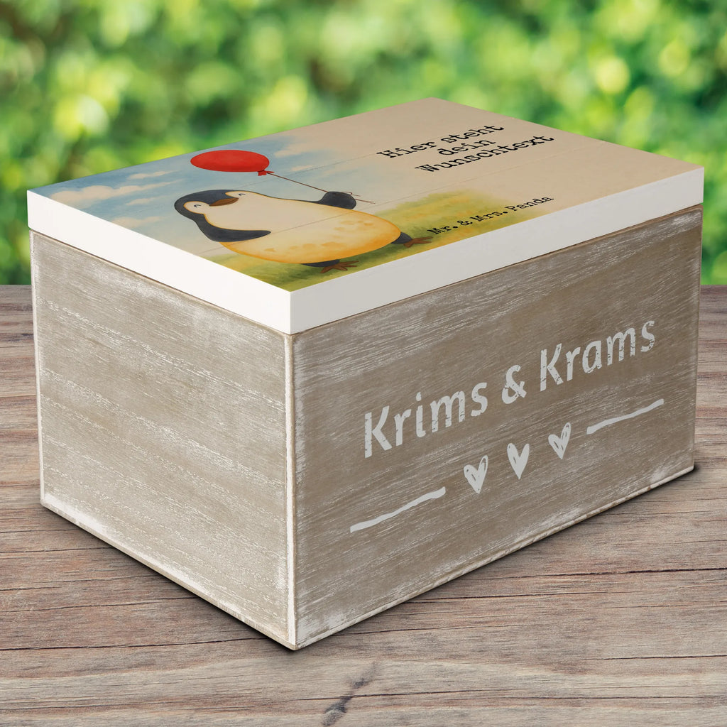 Personalisierte Holzkiste Pinguin Luftballon Design Truhe mit Namen, Schatulle Personalisiert, Dekokiste Personalisiert, Geschenkbox personalisiert, Erinnerungskiste Personalisiert, Schatzkiste mit Namen, Aufbewahrungsbox mit Namen, Kiste Personalisiert, GEschenkdose personalisiert, Erinnerungsbox mit Namen, Kiste mit Namen, Erinnerungsbox Personalisiert, Schatulle mit Namen, mit Namen, Holzkiste Personalisiert, Holzkiste mit Namen, Erinnerungskiste, Schatzkiste Personalisiert, Dekokiste mit Namen, Truhe Personalisiert, Aufbewahrungsbox Personalisiert, Pinguin, Luftballon, Geschenkidee, neues Leben, Neustart, Pinguine, Glück, Lebenslust, Tagträume, beste Freundin, Geschenk Freundin, Motivation, Liebe