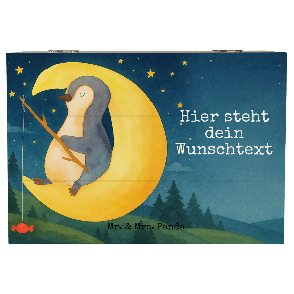 Personalisierte Holzkiste Pinguin Mond Design Kiste Personalisiert, Aufbewahrungsbox Personalisiert, Schatulle Personalisiert, Schatulle mit Namen, Holzkiste Personalisiert, Truhe mit Namen, Erinnerungsbox Personalisiert, Kiste mit Namen, Dekokiste Personalisiert, Holzkiste mit Namen, Erinnerungskiste, Aufbewahrungsbox mit Namen, Truhe Personalisiert, mit Namen, Dekokiste mit Namen, Schatzkiste Personalisiert, GEschenkdose personalisiert, Schatzkiste mit Namen, Erinnerungskiste Personalisiert, Erinnerungsbox mit Namen, Geschenkbox personalisiert, Pinguin, Schlafstörungen, Nachtruhe, Einschlafen, Gästezimmer, schlafen, Pinguine, Schlafzimmer, Spruch