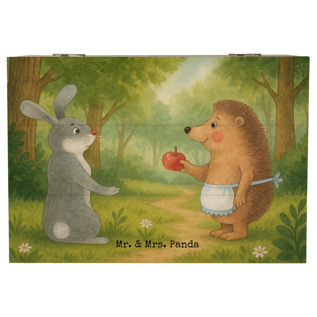 Holzkiste Hase Igel Design Geschenkbox, Kiste, Aufbewahrungsbox, Truhe, XXL, Erinnerungsbox, Schatulle, Schatzkiste, Geschenkdose, Dekokiste, Erinnerungskiste, Holzkiste, Tiermotive, Gute Laune, lustige Sprüche, Tiere, Trösten, Liebeskummer Geschenk, Liebe Spruch, Hase, Igel, Spruch romantisch, Trennungsschmerz, Herzschmerz, Igel und Hase