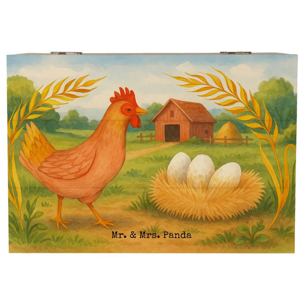 Holzkiste Huhn Stolz Design Geschenkbox, Schatulle, Schatzkiste, Holzkiste, Erinnerungsbox, Dekokiste, Truhe, Geschenkdose, XXL, Aufbewahrungsbox, Erinnerungskiste, Kiste, Bauernhof, Hoftiere, Landwirt, Landwirtin, Spruch, Hühner, Hahn, Landleben, Geburt, Eier, Schwangerschaft, Hof, Magie, Motivation, Henne