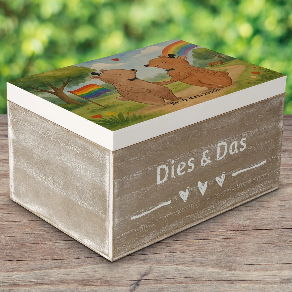 Holzkiste Bären Gay Pride Design Erinnerungskiste, Geschenkbox, Truhe, Geschenkdose, XXL, Kiste, Aufbewahrungsbox, Schatulle, Schatzkiste, Holzkiste, Erinnerungsbox, Dekokiste, Hochzeit, Hochzeitsgeschenk, Ehe, Hochzeitsfeier, Trauung, Trauungsgeschenk, Hochzeitskarte, Verlobungsfeier, Verlobungsgeschenk, Hochzeitsgeschenkideen, Hochzeitsgeschenke für Brautpaar