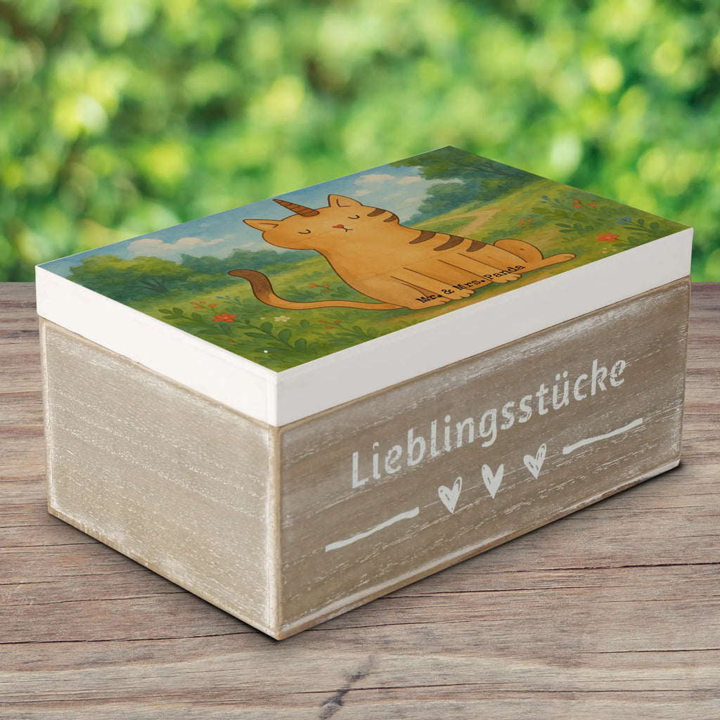Wooden chest unicorn Cat Design Geschenkbox, Dekokiste, Schatzkiste, Aufbewahrungsbox, XXL, Erinnerungskiste, Schatulle, Holzkiste, Kiste, Geschenkdose, Truhe, Erinnerungsbox, Einhorn, Einhörner, Einhorn Deko, Unicorn, Einhornkatze, Katze, Katzer, Katzenhorn, Glitzer, Erwachsenwerden, Regenbogen, Kittyhorn, Mieze, Einhornpower