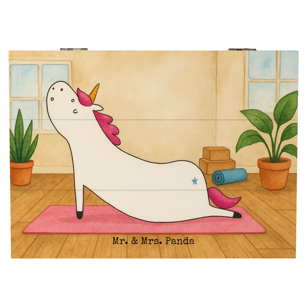 Holzkiste Einhorn Yoga Design Schatulle, Erinnerungsbox, Truhe, Schatzkiste, Geschenkdose, Erinnerungskiste, Kiste, Aufbewahrungsbox, Dekokiste, XXL, Holzkiste, Geschenkbox, Einhorn, Einhörner, Einhorn Deko, Unicorn, Achtsamkeit, Namaste, Joga, Yoga, süß, Yogamatte, lustig, Sport, Entspannung, witzig