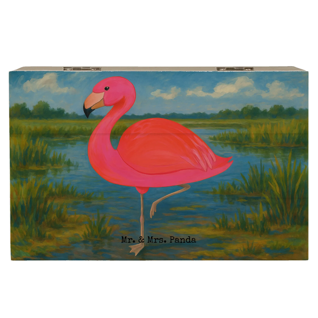 Holzkiste Flamingo Classic Design Kiste, Dekokiste, Truhe, Holzkiste, XXL, Schatzkiste, Erinnerungsbox, Aufbewahrungsbox, Geschenkbox, Geschenkdose, Schatulle, Erinnerungskiste, Flamingo, Außenseiter, Spruch, ich, Einzigartig, Selbstliebe, Stolz, Freundin, Sohn, Tochter, Geschwister, für mich, Freundinnen