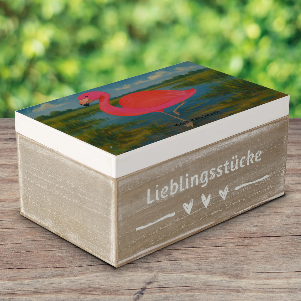 Holzkiste Flamingo Classic Design Kiste, Dekokiste, Truhe, Holzkiste, XXL, Schatzkiste, Erinnerungsbox, Aufbewahrungsbox, Geschenkbox, Geschenkdose, Schatulle, Erinnerungskiste, Flamingo, Außenseiter, Spruch, ich, Einzigartig, Selbstliebe, Stolz, Freundin, Sohn, Tochter, Geschwister, für mich, Freundinnen