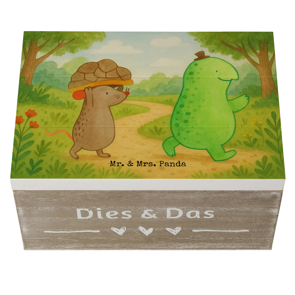Wooden chest tortoise Mouse Design Geschenkbox, Kiste, Holzkiste, Truhe, Erinnerungskiste, XXL, Schatzkiste, Geschenkdose, Erinnerungsbox, Dekokiste, Schatulle, Aufbewahrungsbox, Schildkröte, Maus, beste Freundinnen, Freundinnen, Freunde, beste Freunde
