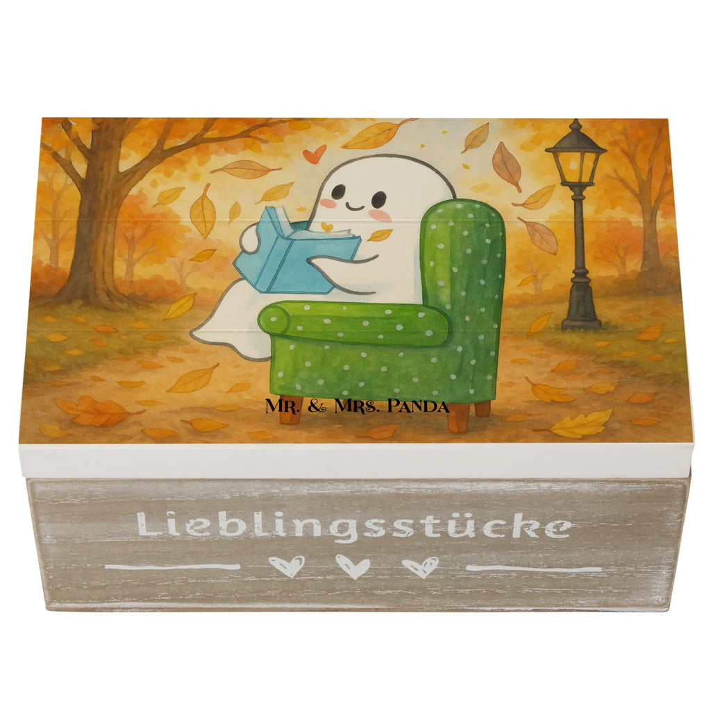 Holzkiste Gespenst  Buch  Design Holzkiste, Kiste, Schatzkiste, Truhe, Schatulle, XXL, Erinnerungsbox, Erinnerungskiste, Dekokiste, Aufbewahrungsbox, Geschenkbox, Geschenkdose, Halloween, Deko, Martinssingen, Dekoration, Geschenke, Schenken, Gespenst, Buch, Herbst, gemütlich