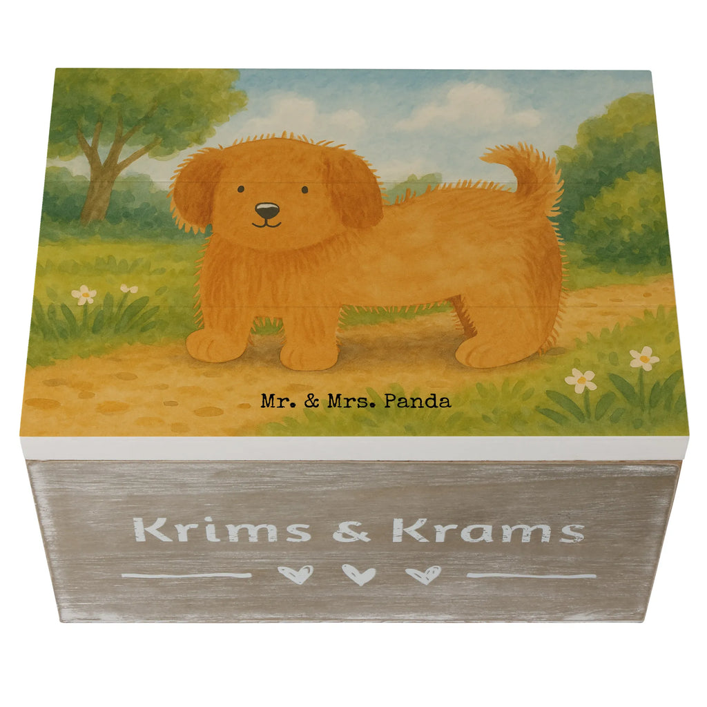 Skrzynia drewniana pies puszysty Design Dekokiste, XXL, Holzkiste, Erinnerungsbox, Kiste, Geschenkdose, Schatzkiste, Erinnerungskiste, Truhe, Schatulle, Geschenkbox, Aufbewahrungsbox, Hund, Hundemotiv, Haustier, Hunderasse, Tierliebhaber, Hundebesitzer, Sprüche, Frauchen, Hundemama, Hunde, Hundeliebe