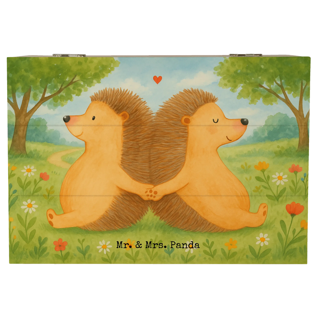 Holzkiste Igel händchenhaltend Design Schatzkiste, Geschenkdose, Geschenkbox, Schatulle, Aufbewahrungsbox, Dekokiste, XXL, Truhe, Kiste, Erinnerungskiste, Holzkiste, Erinnerungsbox, Liebe, Partner, Freund, Freundin, Ehemann, Ehefrau, Heiraten, Verlobung, Heiratsantrag, Liebesgeschenk, Jahrestag, Hocheitstag, Love, Liebesbeweis, Igel, Lieblingsmensch, Gemeinsamkeit, Liebesbotschaft, Hand in Hand, große Liebe, Geschenk für zwei, Hochzeit, Igelliebe