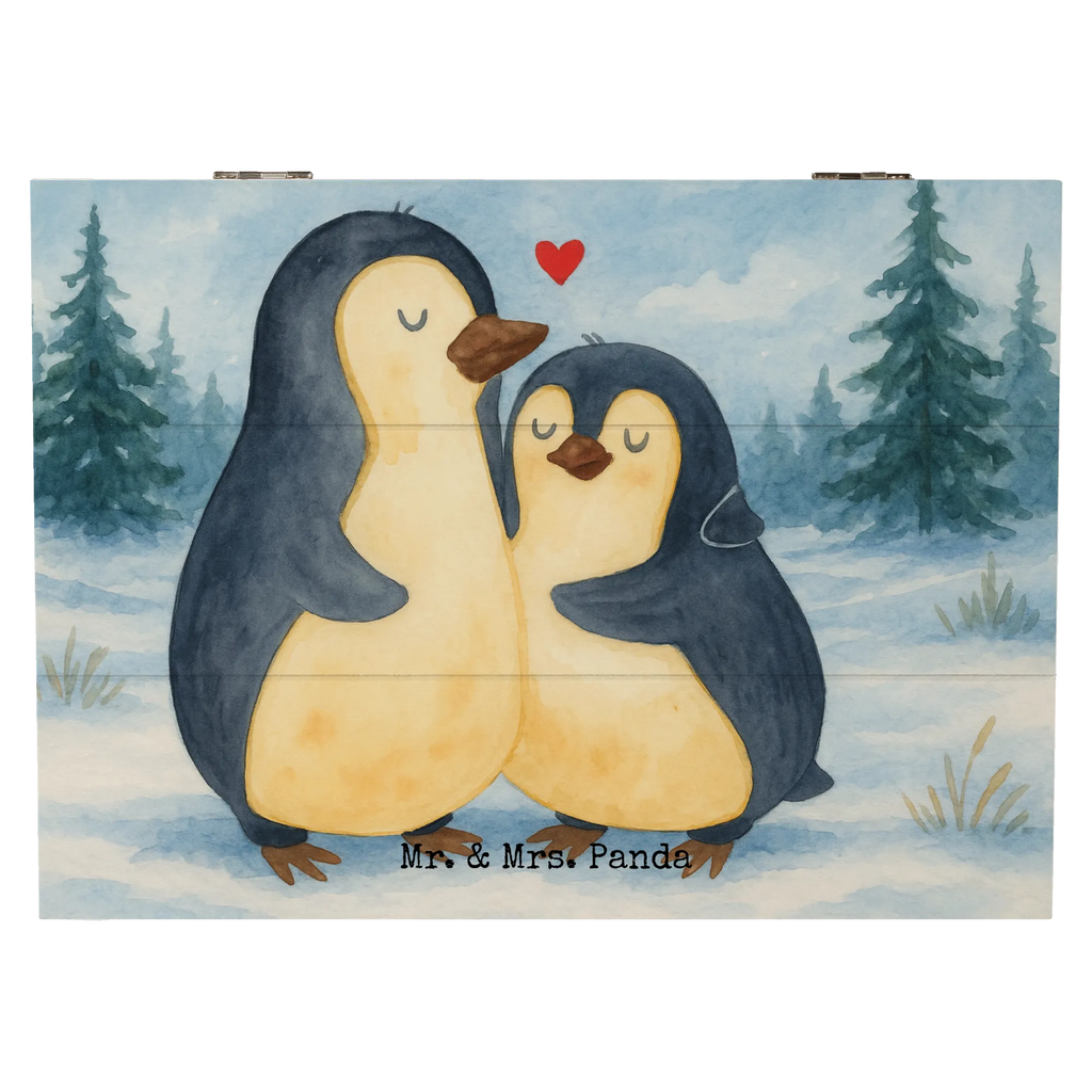 Holzkiste Pinguin umarmen Design Erinnerungsbox, Schatzkiste, Truhe, Geschenkdose, Geschenkbox, Dekokiste, Holzkiste, Kiste, Schatulle, XXL, Erinnerungskiste, Aufbewahrungsbox, Pinguin, Liebespaar, Hochzeitstag, Verlobung, Hochzeitsgeschenk, Liebe, Liebesbeweis, Liebesgeschenk, Jahrestag, Hochzeit