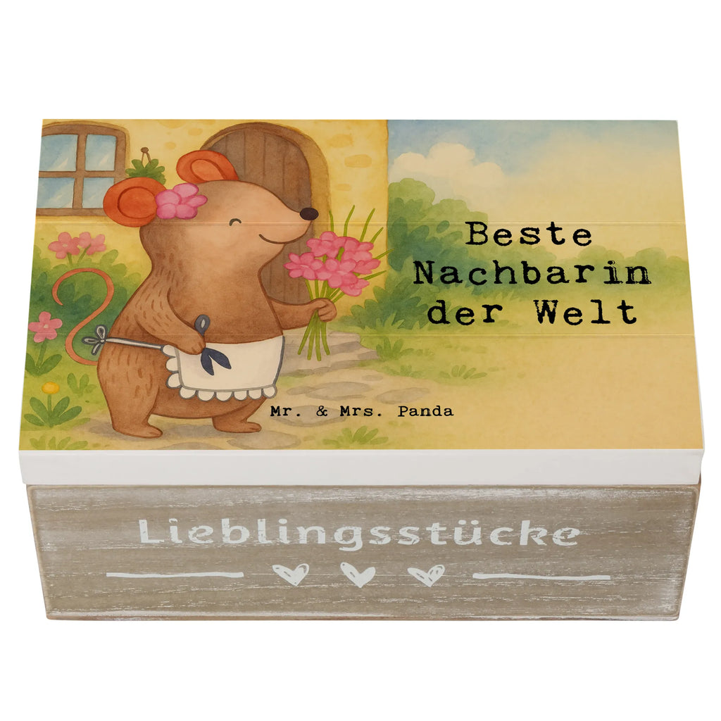 Holzkiste Maus Beste Nachbarin der Welt Design Dekokiste, Kiste, Erinnerungskiste, Holzkiste, Truhe, Aufbewahrungsbox, Schatulle, XXL, Schatzkiste, Geschenkbox, Geschenkdose, Erinnerungsbox, für, Dankeschön, Geschenk, Schenken, Geburtstag, Geburtstagsgeschenk, Geschenkidee, Danke, Bedanken, Mitbringsel, Freude machen, Geschenktipp, Nachbarin, Anwohnerin, Nachbarschaft, Freundin, Nachbarn, Bewohnerin, Freundschaft, Angrenzer