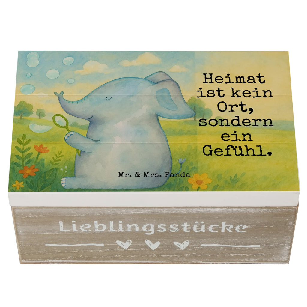 Holzkiste Elefant Seifenblasen Design Erinnerungskiste, Erinnerungsbox, Geschenkbox, Holzkiste, Dekokiste, Geschenkdose, XXL, Schatzkiste, Truhe, Kiste, Schatulle, Aufbewahrungsbox, Tiermotive, Gute Laune, lustige Sprüche, Tiere, Liebe, Liebesspruch, Heimat, Elefant, Seifenblasen, Gefühl. Daheim, Dickhäuter, Elefanten, Rüsseltier, Liebesbeweis