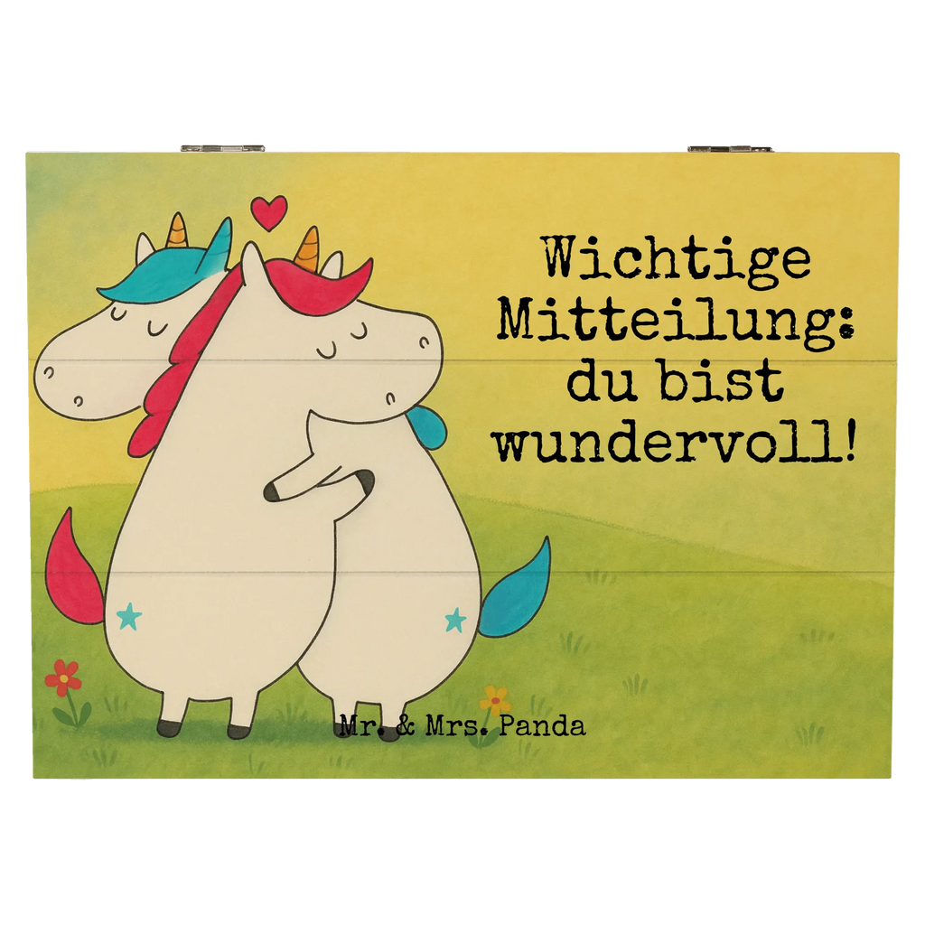 Holzkiste Einhorn Mitteilung Design Aufbewahrungsbox, Kiste, Truhe, Holzkiste, XXL, Schatulle, Erinnerungskiste, Geschenkbox, Erinnerungsbox, Dekokiste, Schatzkiste, Geschenkdose, Einhorn, Einhörner, Einhorn Deko, Unicorn, witzig, lustig, Valentine, Liebe, Partner, Valentinstag, Geschenk, Ehe, Spruch