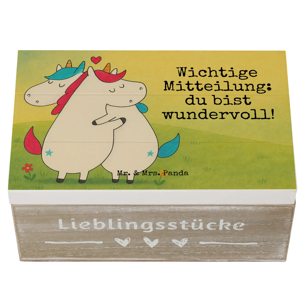 Holzkiste Einhorn Mitteilung Design Aufbewahrungsbox, Kiste, Truhe, Holzkiste, XXL, Schatulle, Erinnerungskiste, Geschenkbox, Erinnerungsbox, Dekokiste, Schatzkiste, Geschenkdose, Einhorn, Einhörner, Einhorn Deko, Unicorn, witzig, lustig, Valentine, Liebe, Partner, Valentinstag, Geschenk, Ehe, Spruch