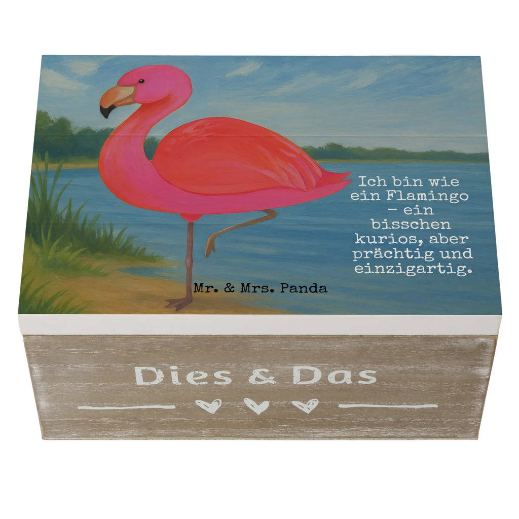 Holzkiste Flamingo Classic Design Kiste, Dekokiste, Truhe, Holzkiste, XXL, Schatzkiste, Erinnerungsbox, Aufbewahrungsbox, Geschenkbox, Geschenkdose, Schatulle, Erinnerungskiste, Flamingo, Außenseiter, Spruch, ich, Einzigartig, Selbstliebe, Stolz, Freundin, Sohn, Tochter, Geschwister, für mich, Freundinnen