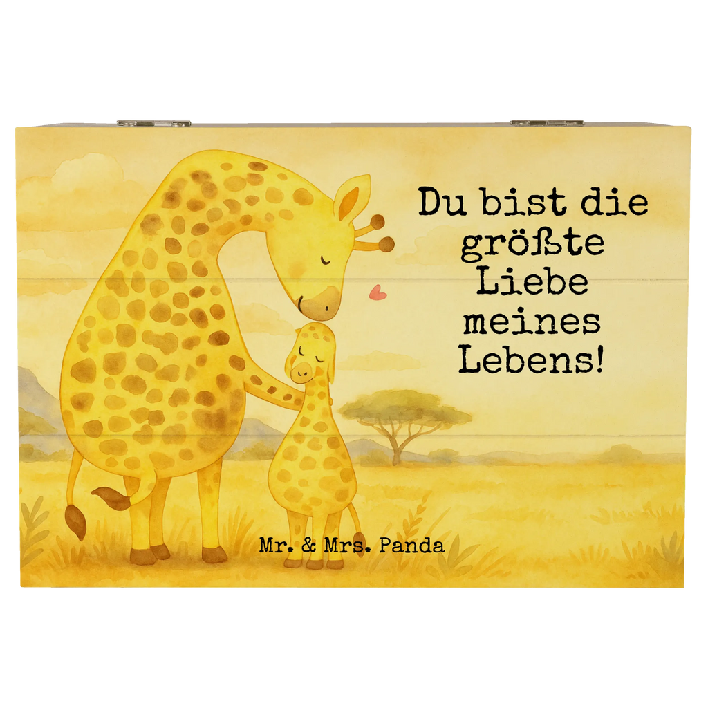Holzkiste Giraffe Kind Design Erinnerungsbox, Erinnerungskiste, Holzkiste, Truhe, Dekokiste, Schatulle, Aufbewahrungsbox, Kiste, XXL, Geschenkdose, Geschenkbox, Schatzkiste, Afrika, Wildtiere, Tochter, Mama, Giraffe, Mutter, Lieblingsmensch, Sohn, Kind