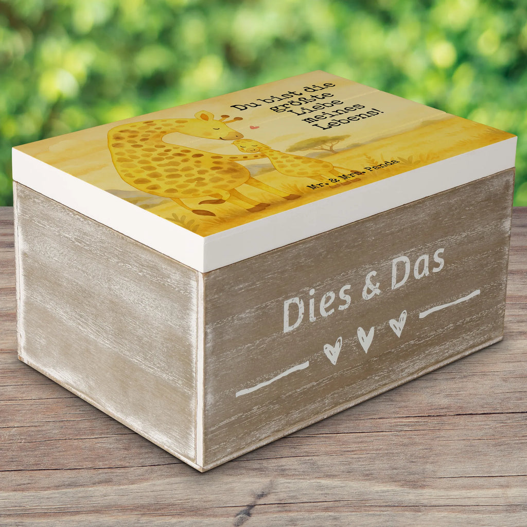Holzkiste Giraffe Kind Design Erinnerungsbox, Erinnerungskiste, Holzkiste, Truhe, Dekokiste, Schatulle, Aufbewahrungsbox, Kiste, XXL, Geschenkdose, Geschenkbox, Schatzkiste, Afrika, Wildtiere, Tochter, Mama, Giraffe, Mutter, Lieblingsmensch, Sohn, Kind