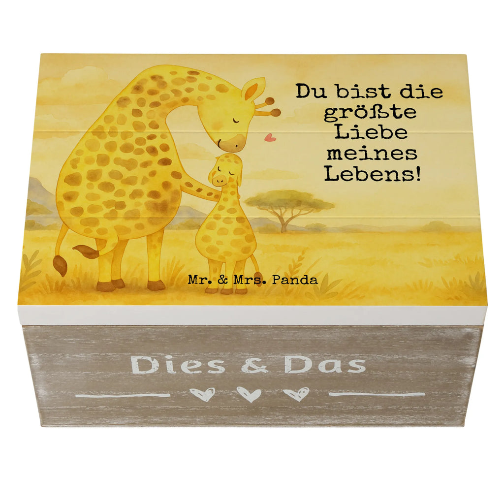 Holzkiste Giraffe Kind Design Erinnerungsbox, Erinnerungskiste, Holzkiste, Truhe, Dekokiste, Schatulle, Aufbewahrungsbox, Kiste, XXL, Geschenkdose, Geschenkbox, Schatzkiste, Afrika, Wildtiere, Tochter, Mama, Giraffe, Mutter, Lieblingsmensch, Sohn, Kind